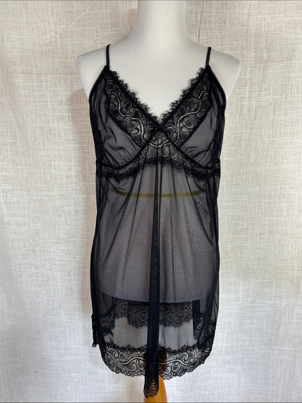 Fig Leaves Boudoir sheer negligee - so pretty!